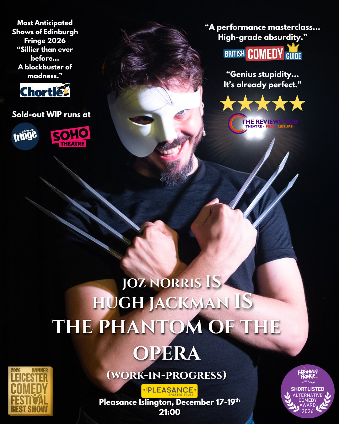 Jackman/Phantom Christmas Run at Pleasance