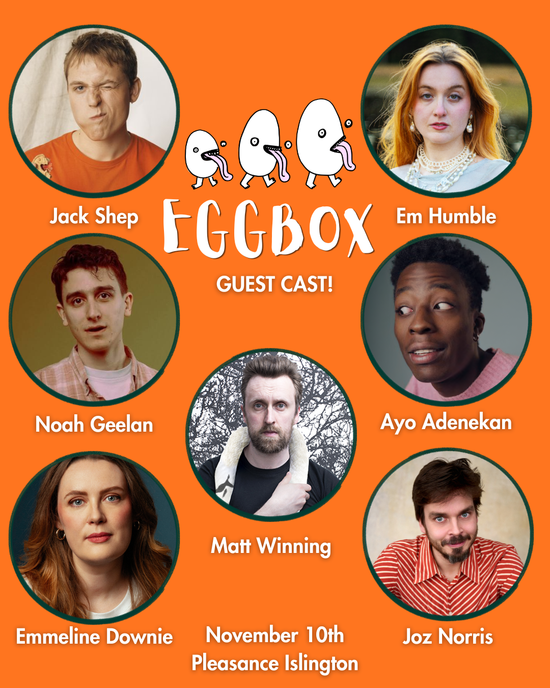 Eggbox Guest Cast